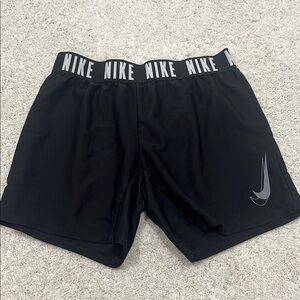 Nike Kids Black Athletic Shorts